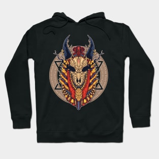 Anubis Head Skull Hoodie